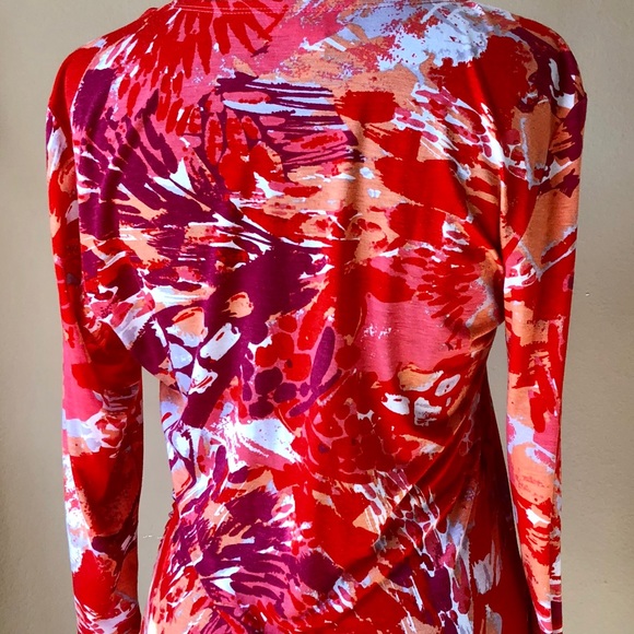 Coldwater Creek V-Neck Tunic Sz S (8) euc - Picture 4 of 5